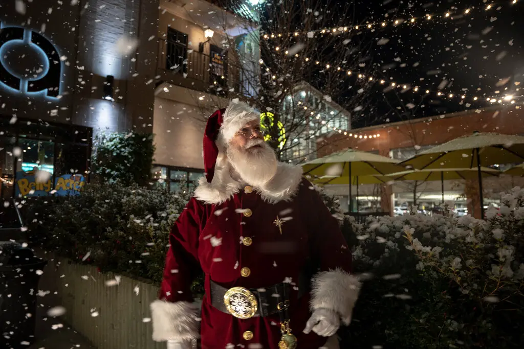 Санта Клаус, фото: Андреа Моралес для The New York Times