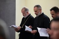 На початок Синоду владики помолилися до&nbsp;Святого Духа та&nbsp;склали синодальну присягу