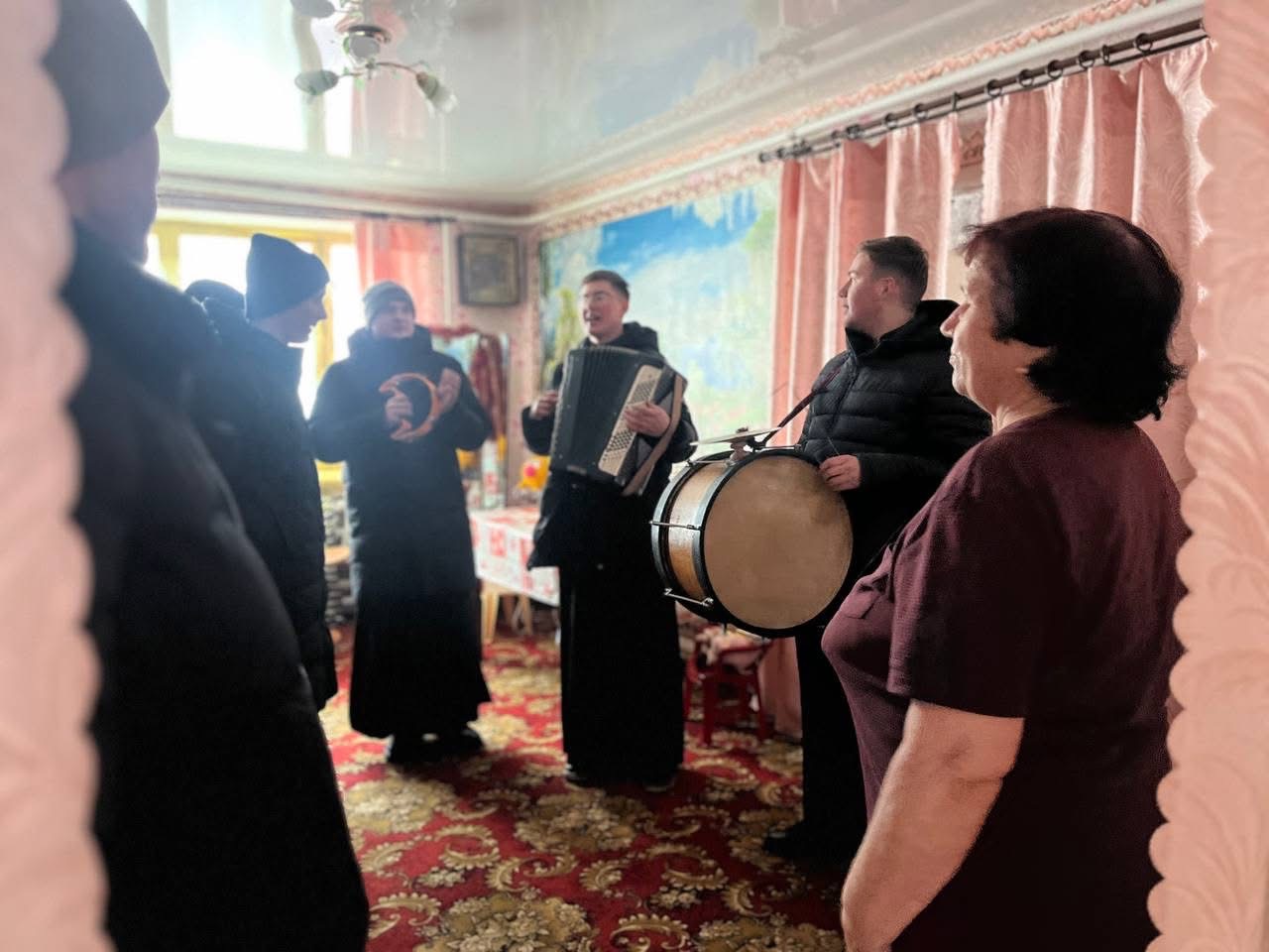 Семінаристи з&nbsp;Івано-Франківська відвідали військових і&nbsp;мешканців Запорізької області