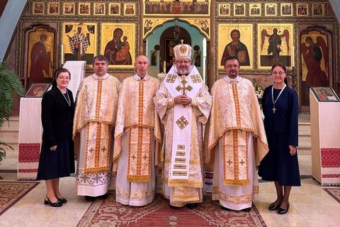 Глава УГКЦ відвідав отців василіан та сестер служебниць у Фатімі