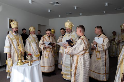 Блаженніший Святослав освятив простір для формації семінаристів у Старуні