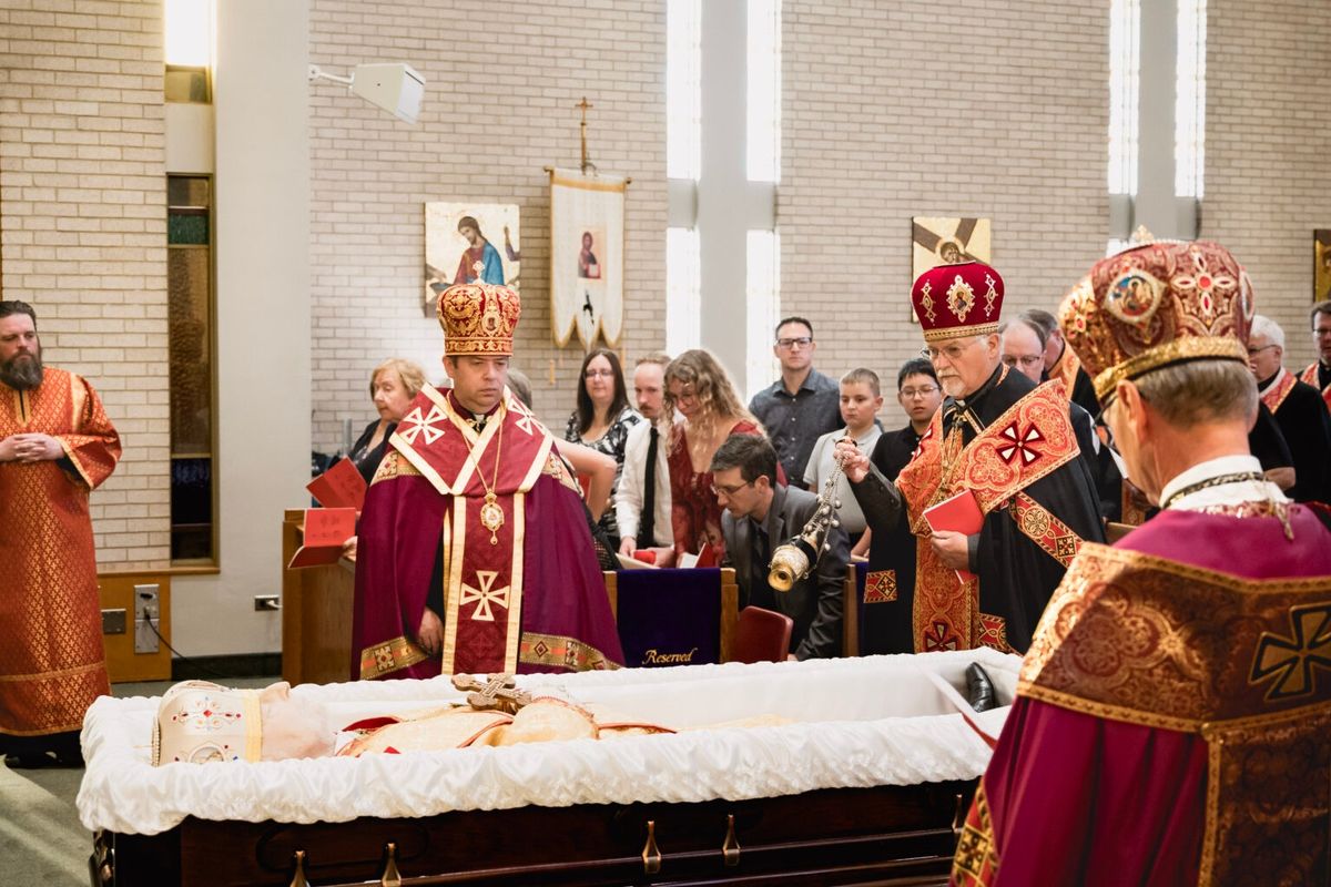 Funeral Services for Bishop Peter Stasiuk Begin in Winnipeg