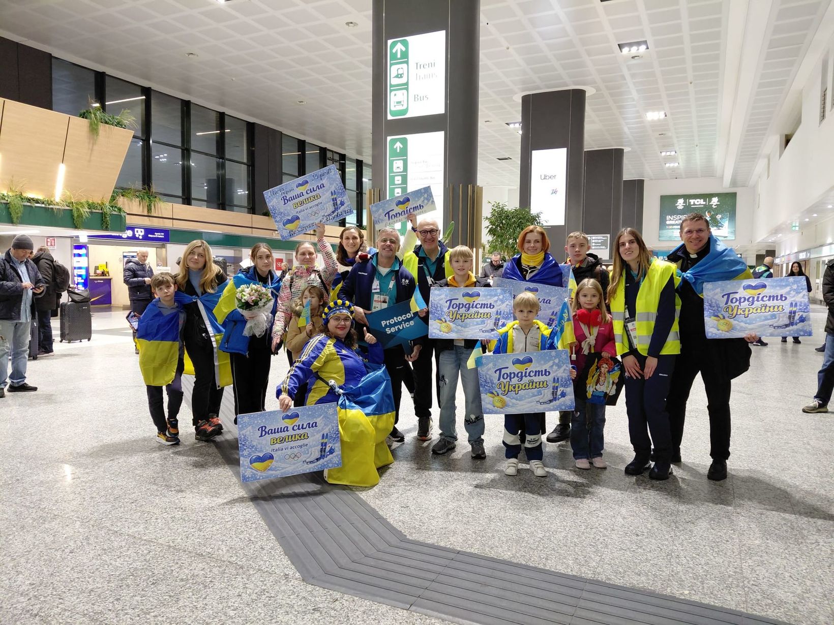 Священник УГКЦ в&nbsp;Італії благословив українських олімпійців перед Зимовими Олімпійськими іграми