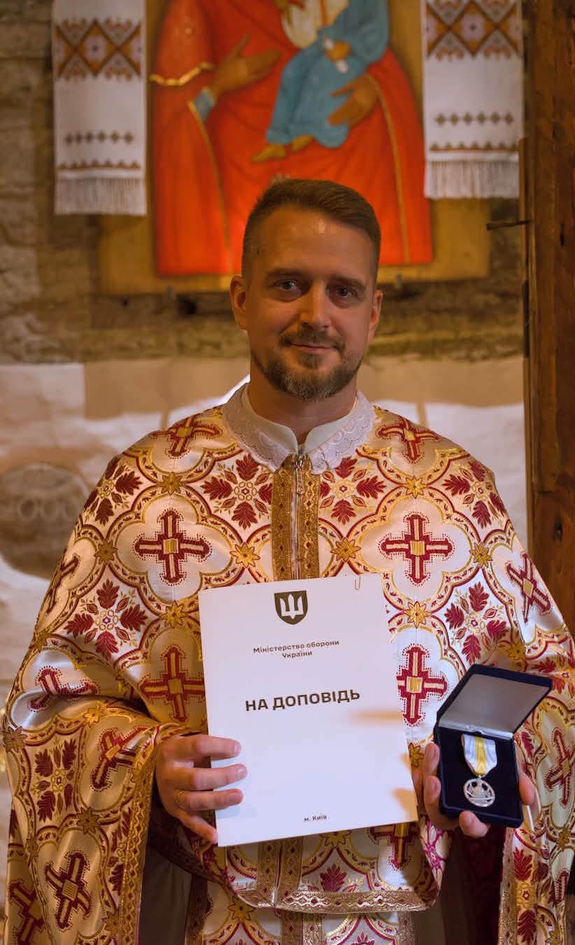 Пароха громади УГКЦ у&nbsp;Таллінні нагородили відзнакою Головнокомандувача ЗСУ