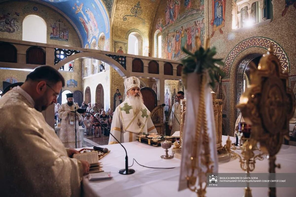 «Чому немає святих? Бо ніхто не бажає», — владика Венедикт Алексійчук у прокатедральному соборі Святої Софії в Римі