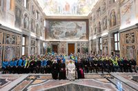 Владика Володимир Війтишин зустрівся зі&nbsp;Святішим Отцем під час аудієнції з&nbsp;&laquo;Misericordie&raquo;