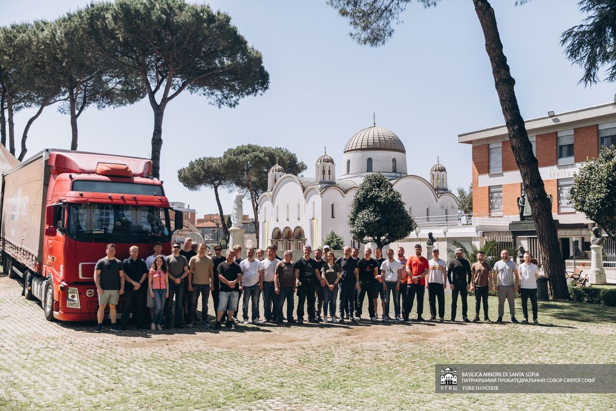 Pope Francis’ Last Gift: Humanitarian Aid for Ukraine Dispatched from St. Sophia’s Cathedral in Rome