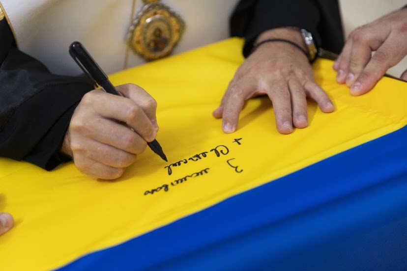Глава УГКЦ освятив мотиваційні прапори для окремих центрів Сил спеціальних операцій ЗСУ