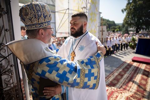 В Уневі Блаженніший Святослав висвятив священника — монах студит служитиме військовим капеланом
