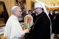 Блаженніший Святослав привітав Папу Лева XIV з 70-літтям