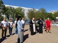 До Харкова прибули карети швидкої допомоги, закуплені парафією УГКЦ з Ганновера