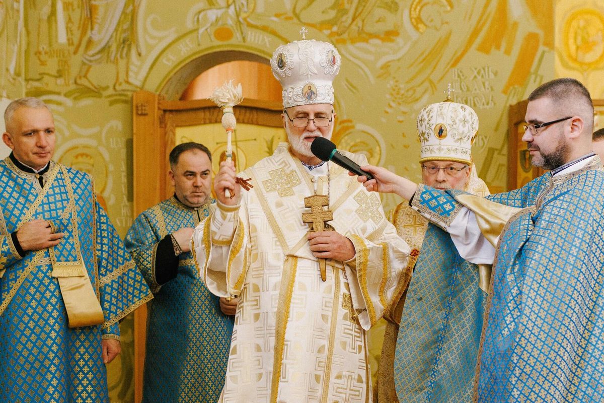 Archbishop Borys Presides over Divine Liturgy for the Feast of the Presentation at the Ukrainian Catholic University