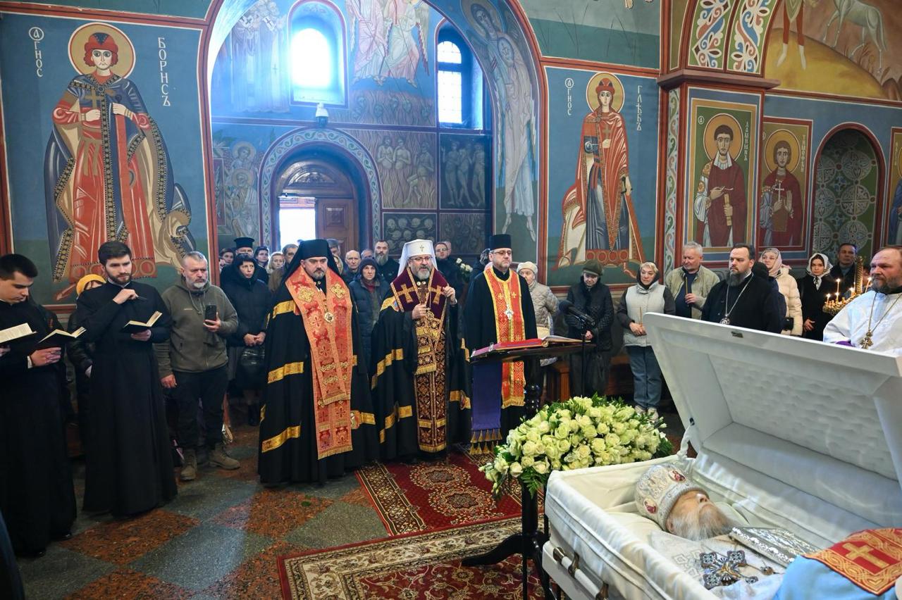 Блаженніший Святослав молитовно попрощався з&nbsp;Патріархом Філаретом у&nbsp;Києві