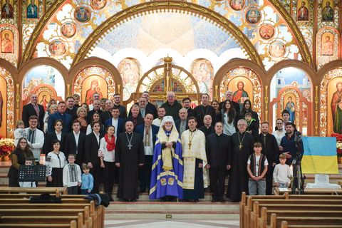 A Kolyada Gathering of the Archeparchy’s Clergy with Metropolitan Borys Gudziak