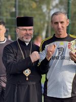 Священники УГКЦ змагалися за кубок у ювілейному турнірі з мініфутболу в Дрогобичі