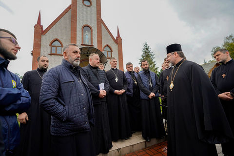 His Beatitude Sviatoslav met with the priests of the Archeparchy of Kyiv