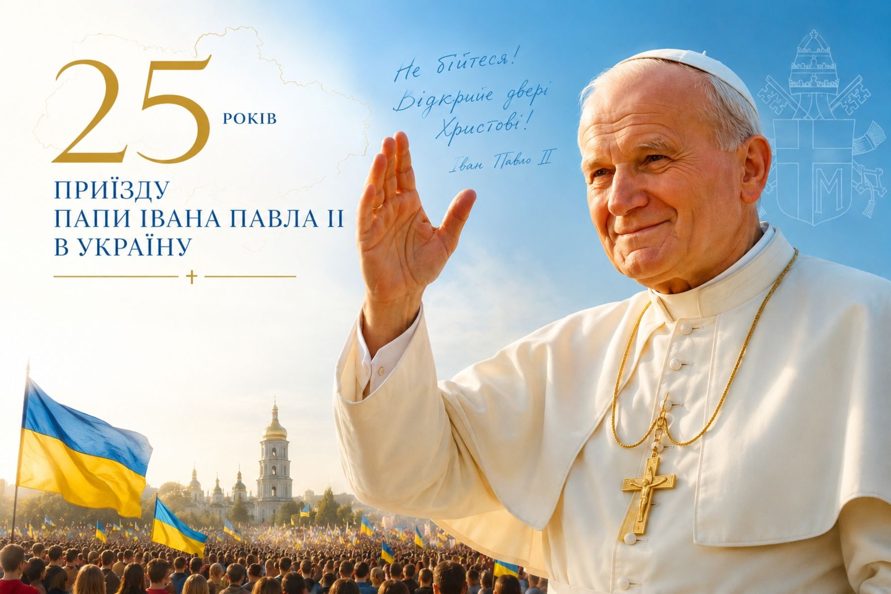 Патріарша комісія у справах молоді презентує програму до 25-річчя візиту святого Івана Павла ІІ в Україну