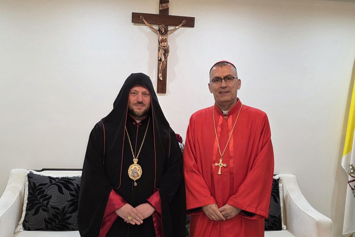 «Українська та Халдейська Церкви — сестри у скорботі та надії», — владика Микола Бичок привітав нового Главу Халдейської Церкви