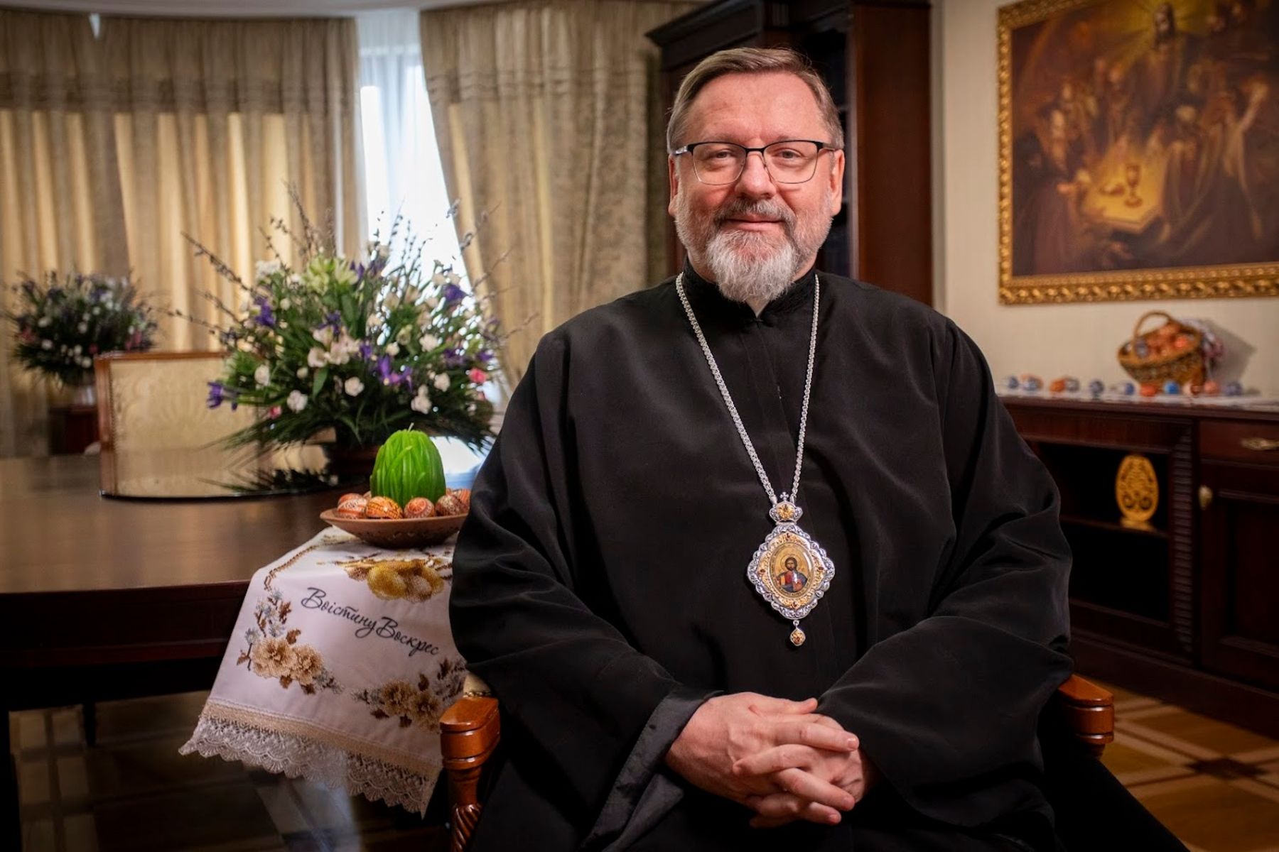 «Нехай Воскреслий Христос наповнить Україну миром!» — Глава УГКЦ привітав українців із Великоднем