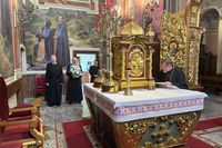 Глава УГКЦ відвідав монастир, де митрополит Андрей Шептицький склав вічні обіти