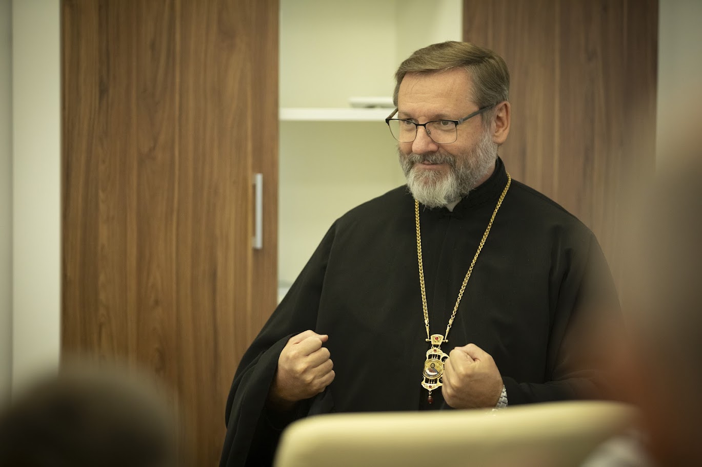 Блаженніший Святослав зустрівся з гравцями ампфутбольного клубу «Покрова»
