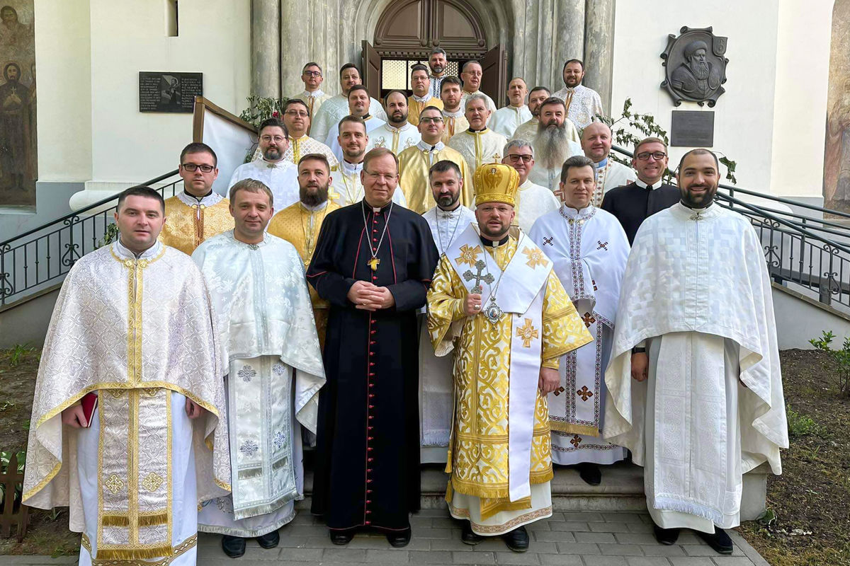 Архиєпископ Ґінтарас Ґрушас до священників УГКЦ із 16 країн світу: «У вашому служінні ви є отцями в подвійному значенні»