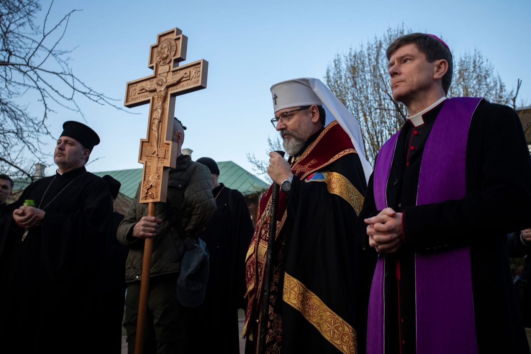 &laquo;У&nbsp;безсиллі беззахисного ми&nbsp;бачимо надію на&nbsp;Воскресіння і&nbsp;силу України&raquo;&nbsp;&mdash; Глава УГКЦ на&nbsp;Хресній дорозі у&nbsp;Софії Київській