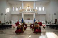 Владика Йосиф Мілян взяв участь у&nbsp;церемонії перепоховання полковника Андрія Мельника та&nbsp;його дружини Софії
