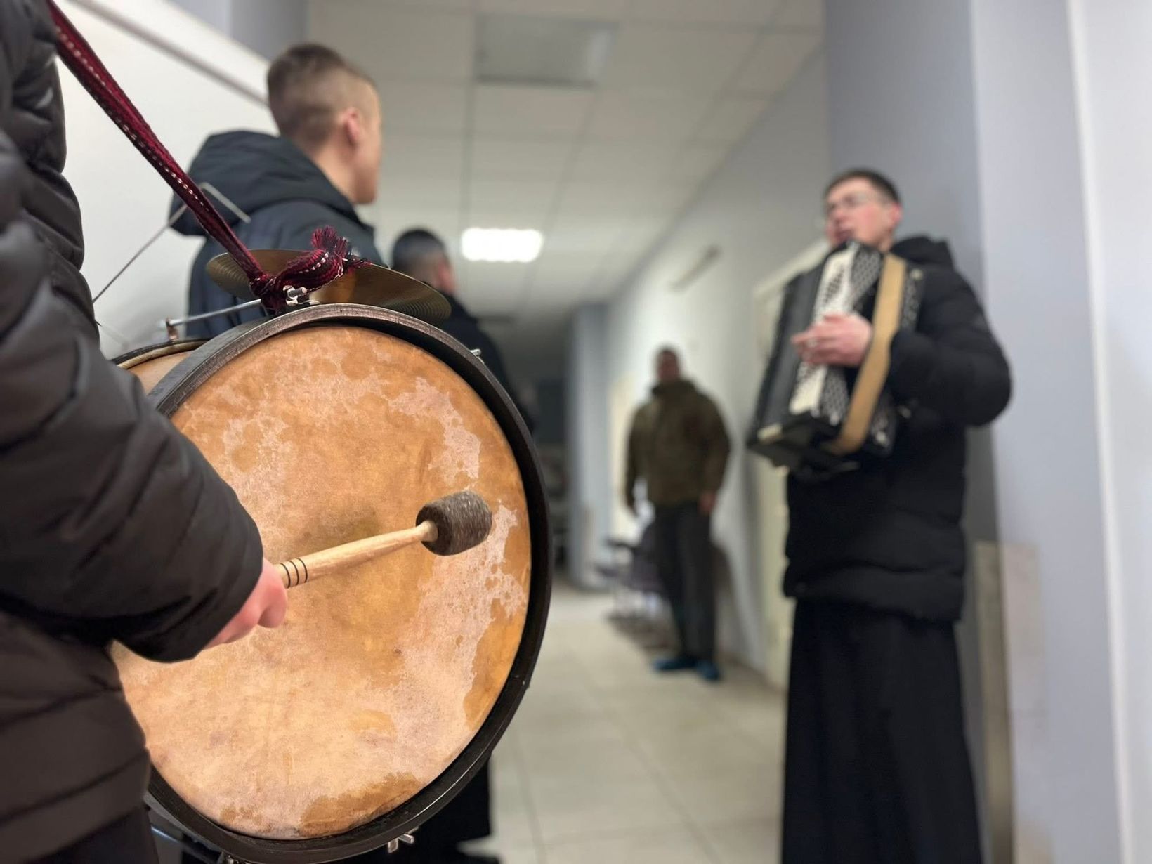 Семінаристи з&nbsp;Івано-Франківська відвідали військових і&nbsp;мешканців Запорізької області