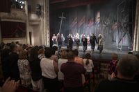 Єпископи УГКЦ переглянули в Тернополі театральну містерію про патріарха Йосифа Сліпого Єпископи УГКЦ переглянули в Тернополі театральну містерію про патріарха Йосифа Сліпого