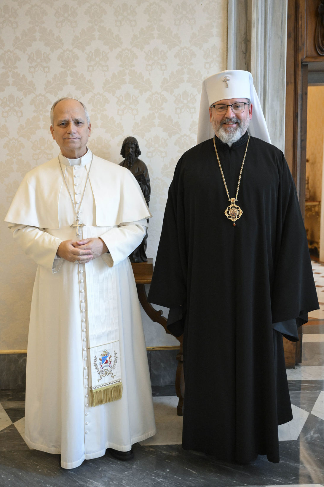 У Ватикані відбулася зустріч Блаженнішого Святослава з&nbsp;Папою Левом XIV 