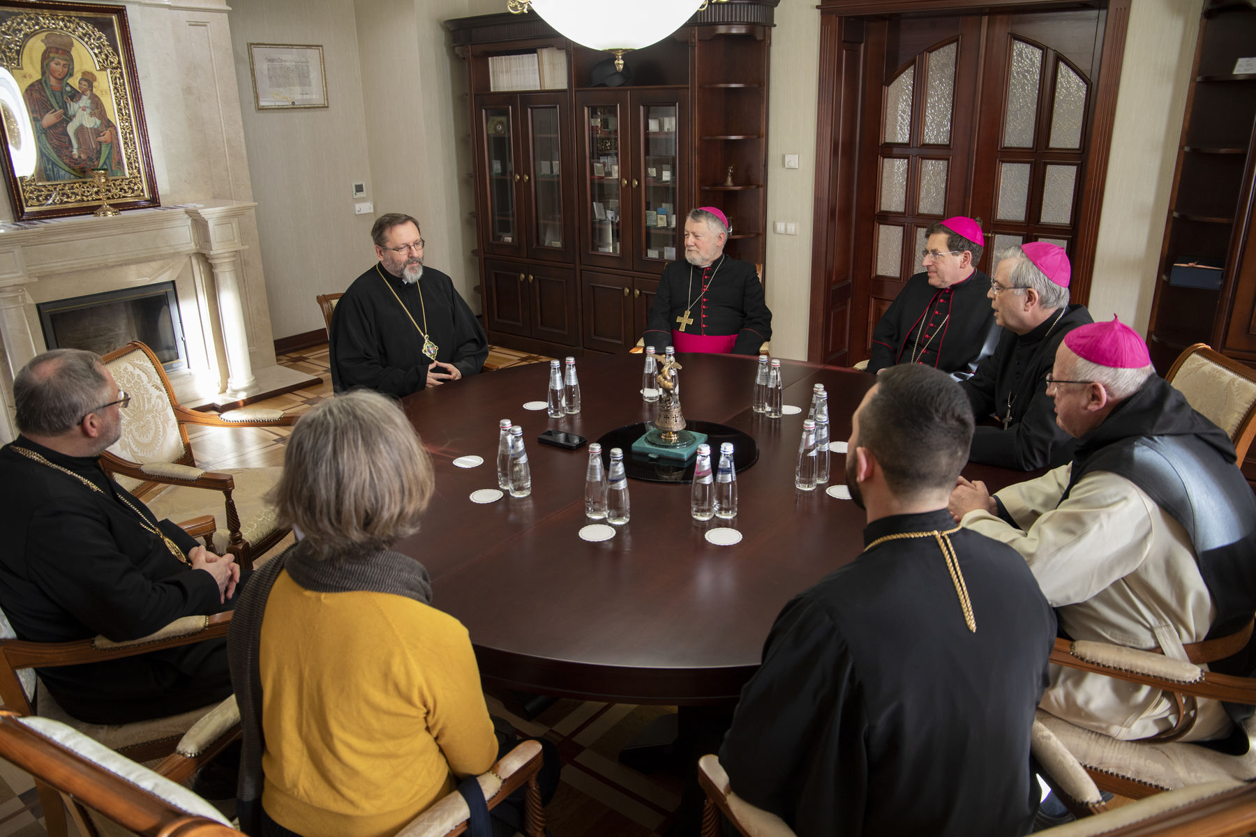 «Дякую за вашу мужність!» — Глава УГКЦ привітав у Києві делегацію бельгійських єпископів