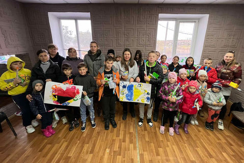 “Wise Cause” supports art therapy classes for children in the de-occupied regions of Kharkiv region