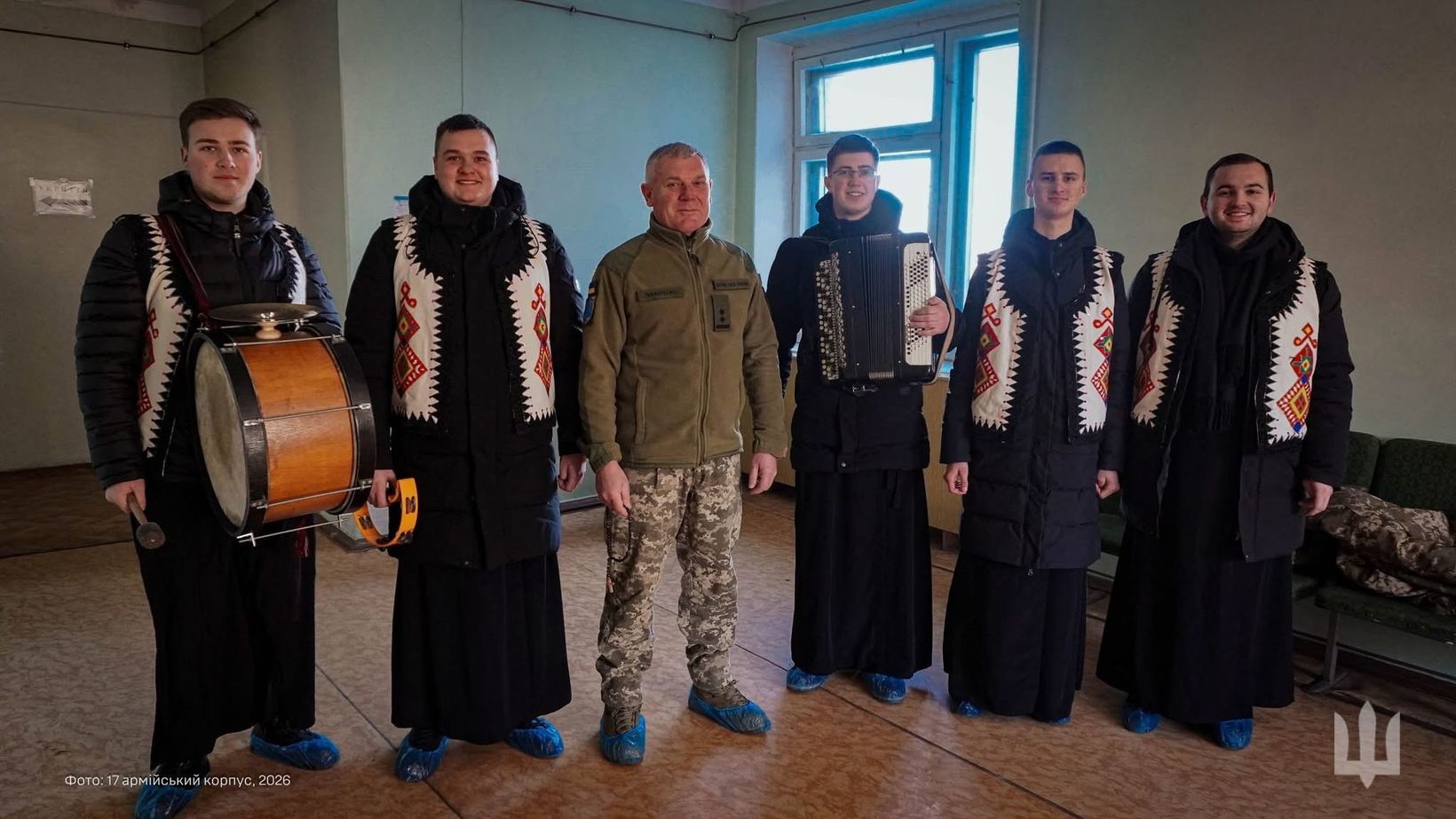 Семінаристи з&nbsp;Івано-Франківська відвідали військових і&nbsp;мешканців Запорізької області