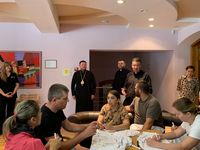 Владика Микола Бичок відвідав реабілітаційний заїзд для ветеранів і їхніх родин 