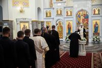 На початок Синоду владики помолилися до&nbsp;Святого Духа та&nbsp;склали синодальну присягу