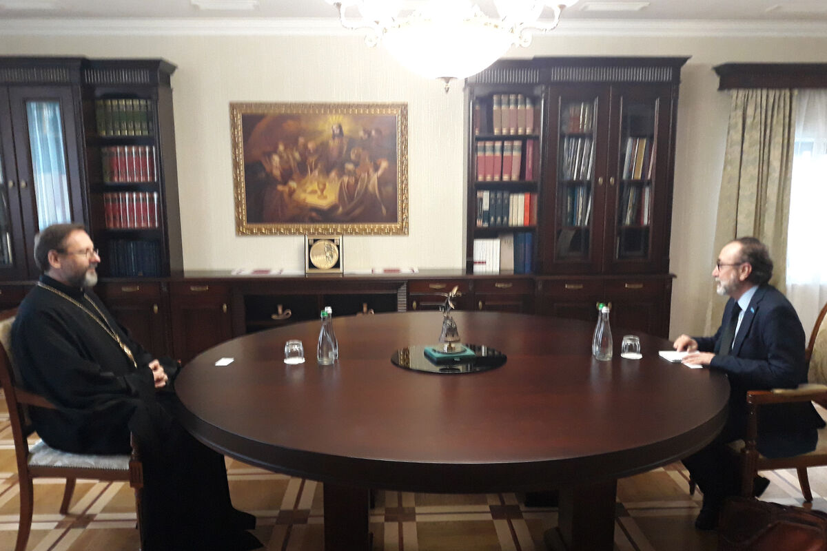 Блаженніший Святослав зустрівся з головою Управління з координації гуманітарних справ ООН