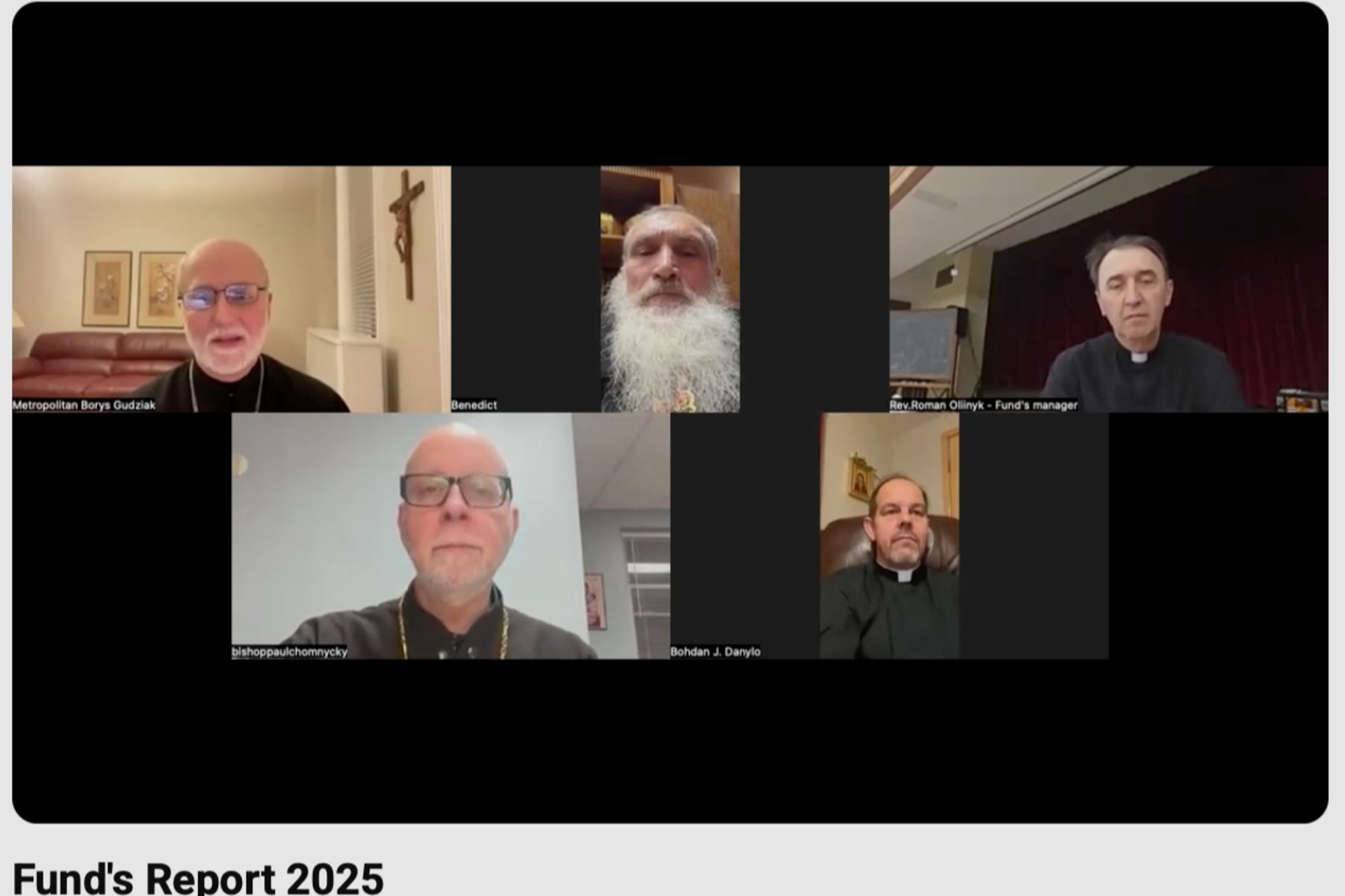 Ukrainian Catholic Metropolia in the United States Presents Annual Impact Report of the Healing of Wounds of the War in Ukraine Fund