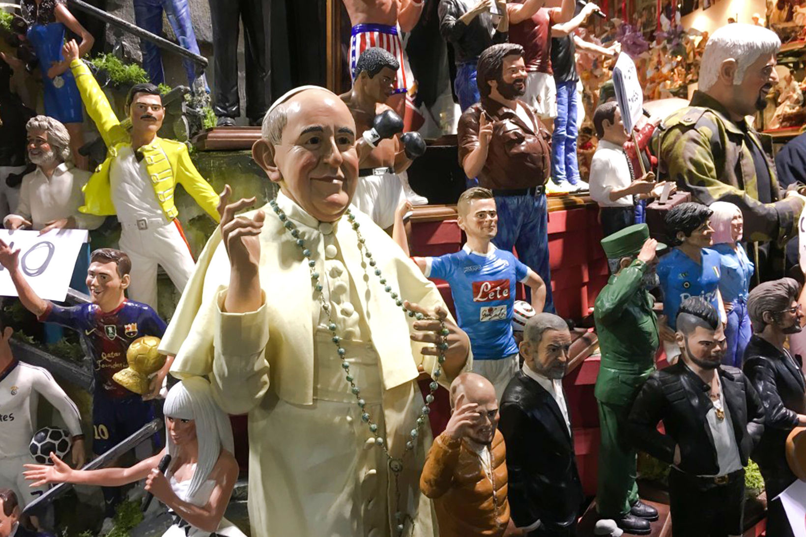Приклади статуеток для вертепів — папа Франциск