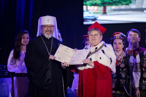 Блаженніший Святослав отримав звання доктора Honoris Causa Дрогобицького державного педагогічного університету імені Івана Франка