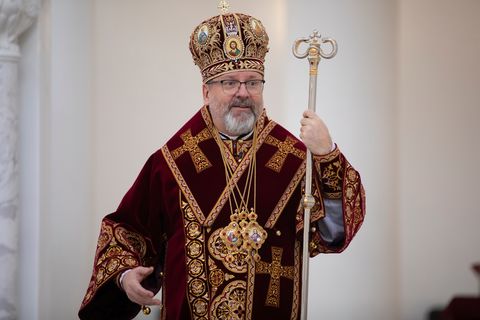 Проповідь Блаженнішого Святослава під час Вечірні з Літургією святого Василія Великого, посвячення мира та антимінсів