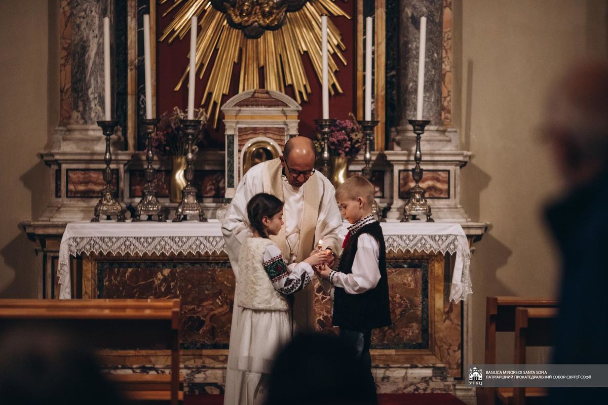 Дитячий хор «Лібертон» зі собору Святої Софії супроводжував молитву в римській парафії у Тиждень молитов за єдність християн