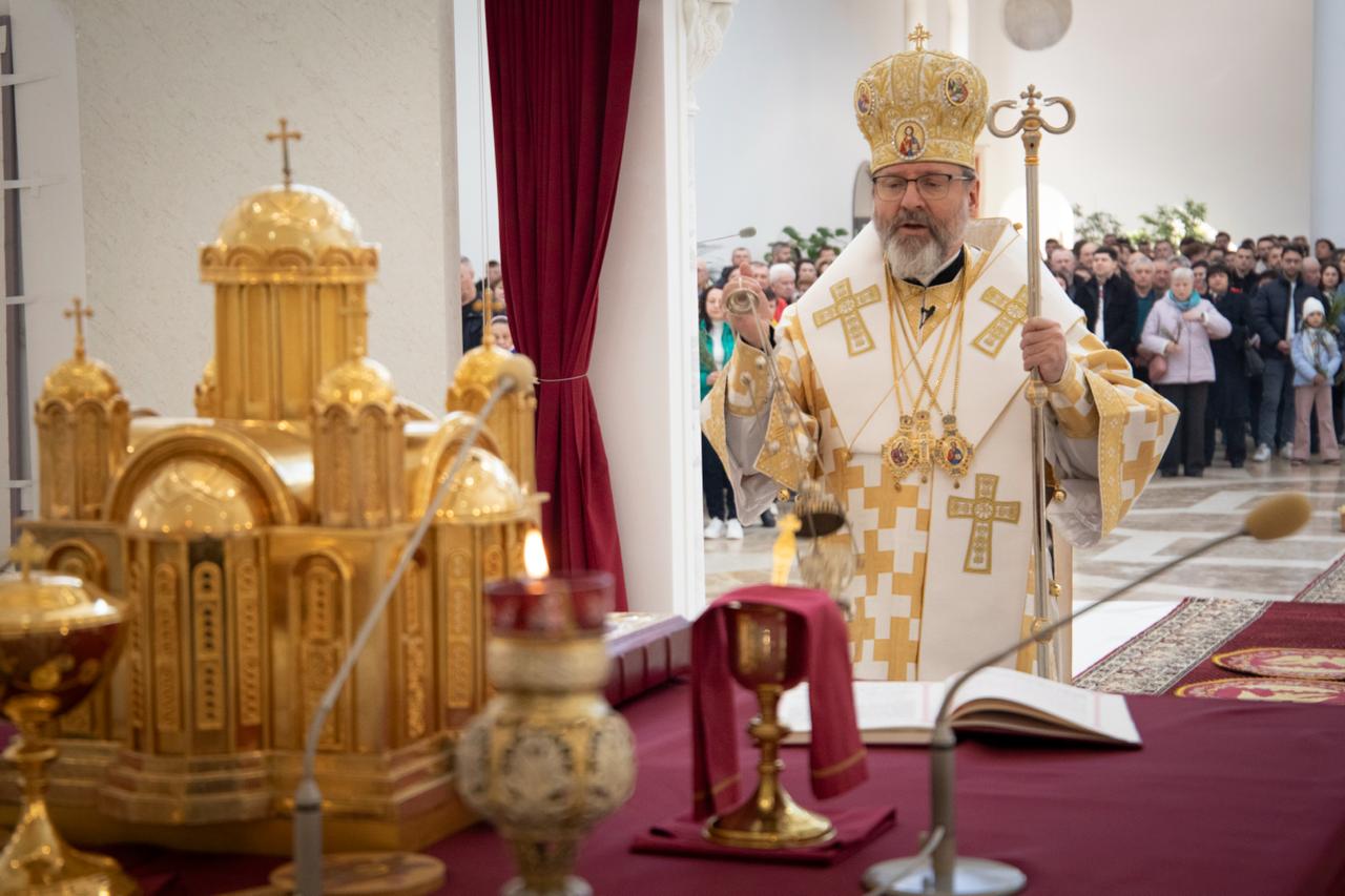 &laquo;Немає іншого Спасителя, як&nbsp;тільки Ісус Христос. У&nbsp;ньому&nbsp;&mdash; твоє життя і&nbsp;Воскресіння&raquo;,&nbsp;&mdash; Глава УГКЦ у&nbsp;Вербну неділю