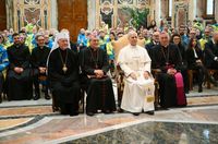 Владика Володимир Війтишин зустрівся зі&nbsp;Святішим Отцем під час аудієнції з&nbsp;&laquo;Misericordie&raquo;