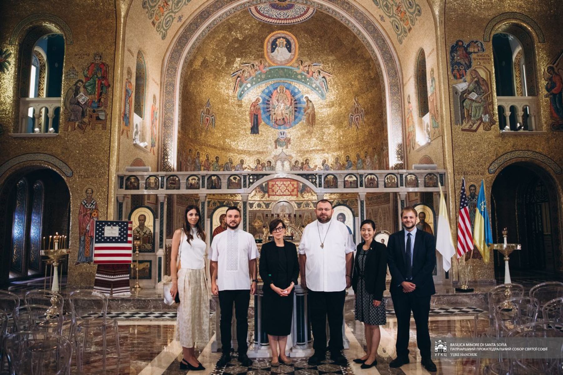 Дипломатична місія США при Ватикані відвідала собор Святої Софії в Римі