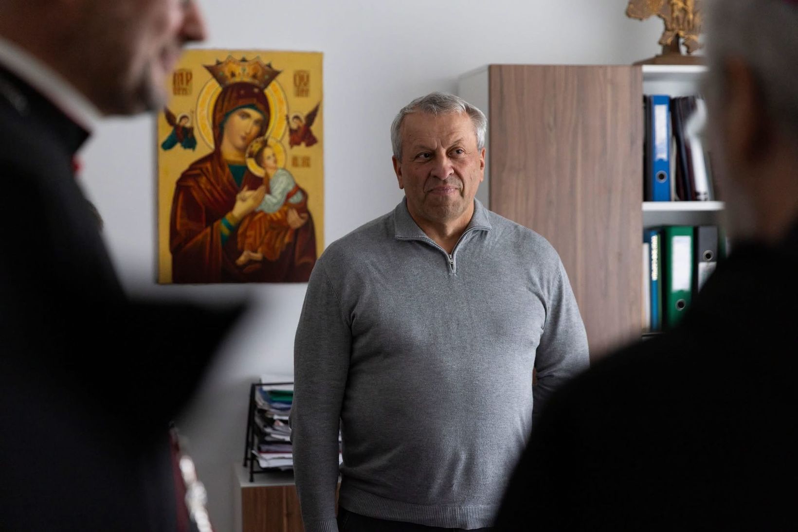 Папський роздавач милостині відвідав Патріарший центр УГКЦ у Києві Папський роздавач милостині відвідав Патріарший центр УГКЦ у Києві