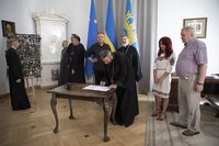 У Львові урочисто погасили поштову марку до&nbsp;25-річчя візиту святого Івана Павла ІІ&nbsp;в&nbsp;Україну
