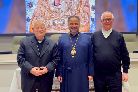 Кардинал Ґуалтьєро Бассетті зустрівся зі священниками Апостольського екзархату в Італії