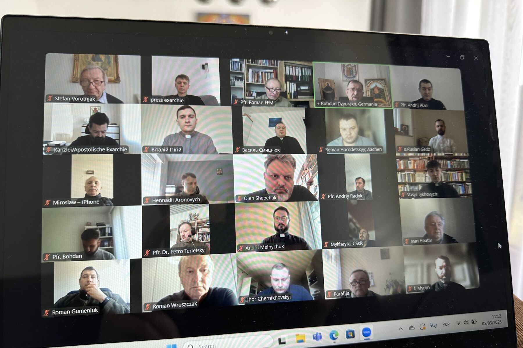 Formation Meeting of the Clergy of the Apostolic Exarchate in Germany and Scandinavia Held Online