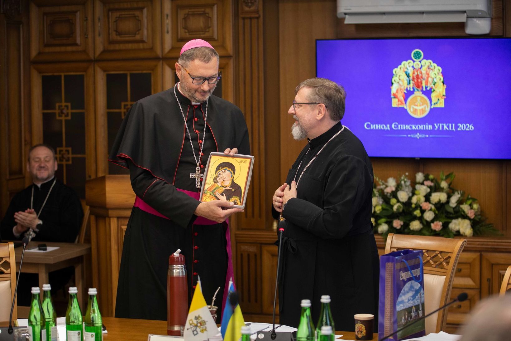 &laquo;Дотик до&nbsp;ран війни стає для вас і&nbsp;для Церкви благословенням&raquo;,&nbsp;&mdash; Апостольський нунцій до&nbsp;Синоду